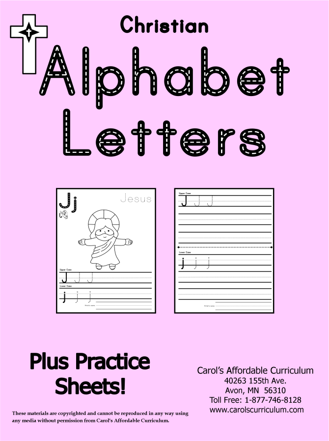 ABC Christian Plus Practice Sheets!