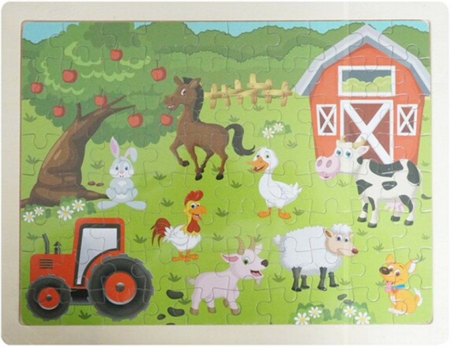 Barnyard Puzzle- 80 count