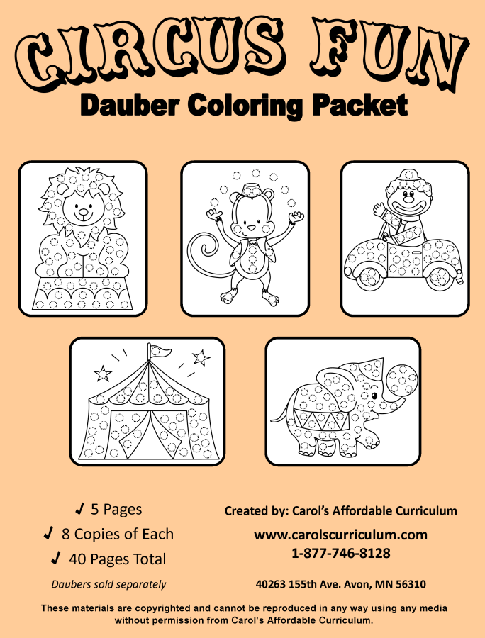 Circus Fun Dauber