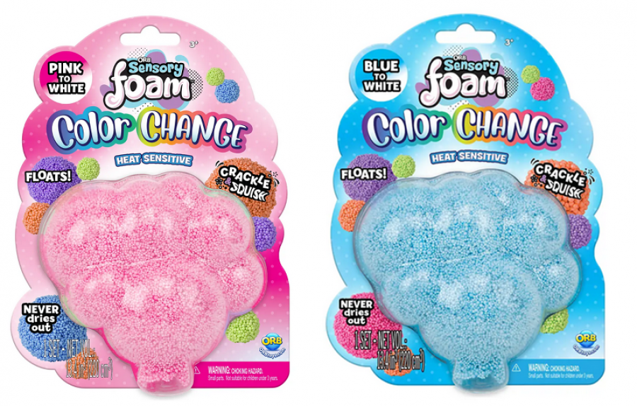 Color Changing Sensory Foam