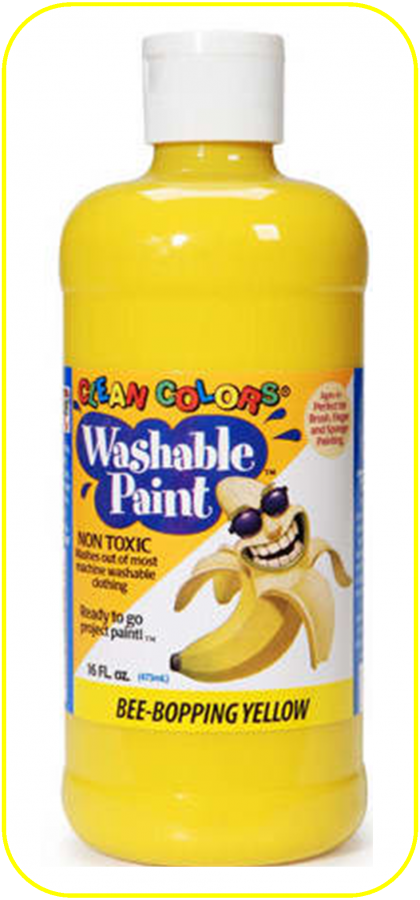 Yellow Washable Paint