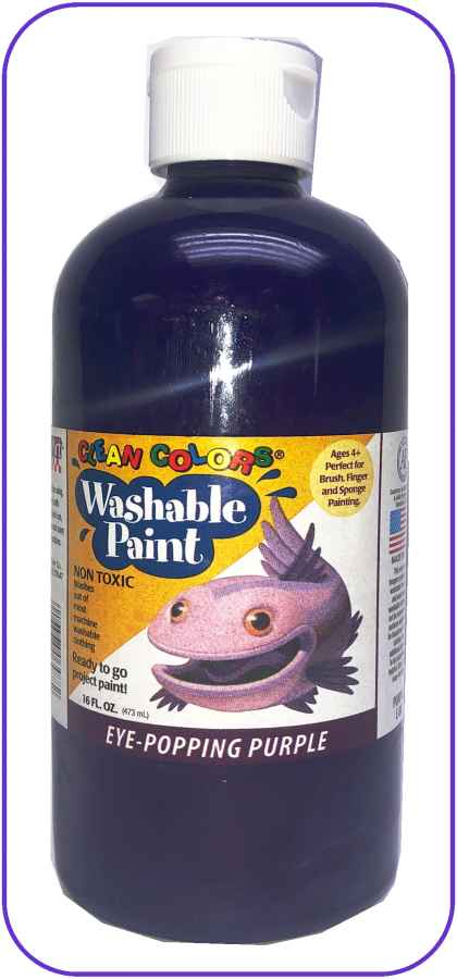 Purple Washable Paint