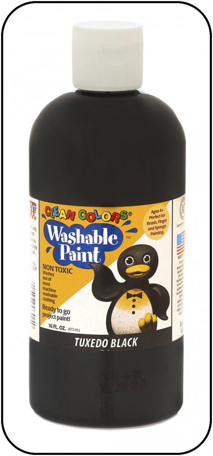 Black Washable Paint