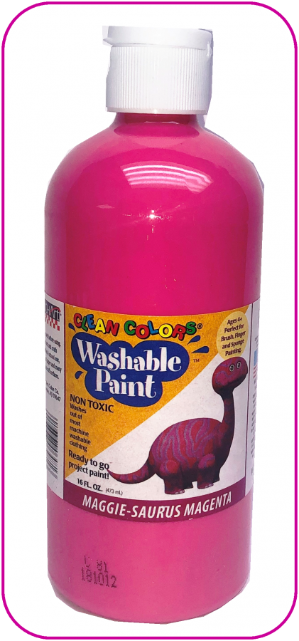 Magenta Washable Paint