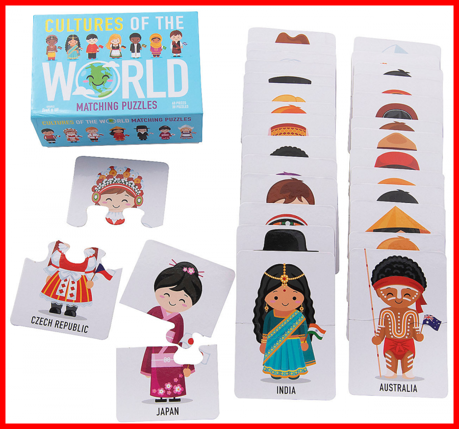 Cultures of the World Matching Puzzle