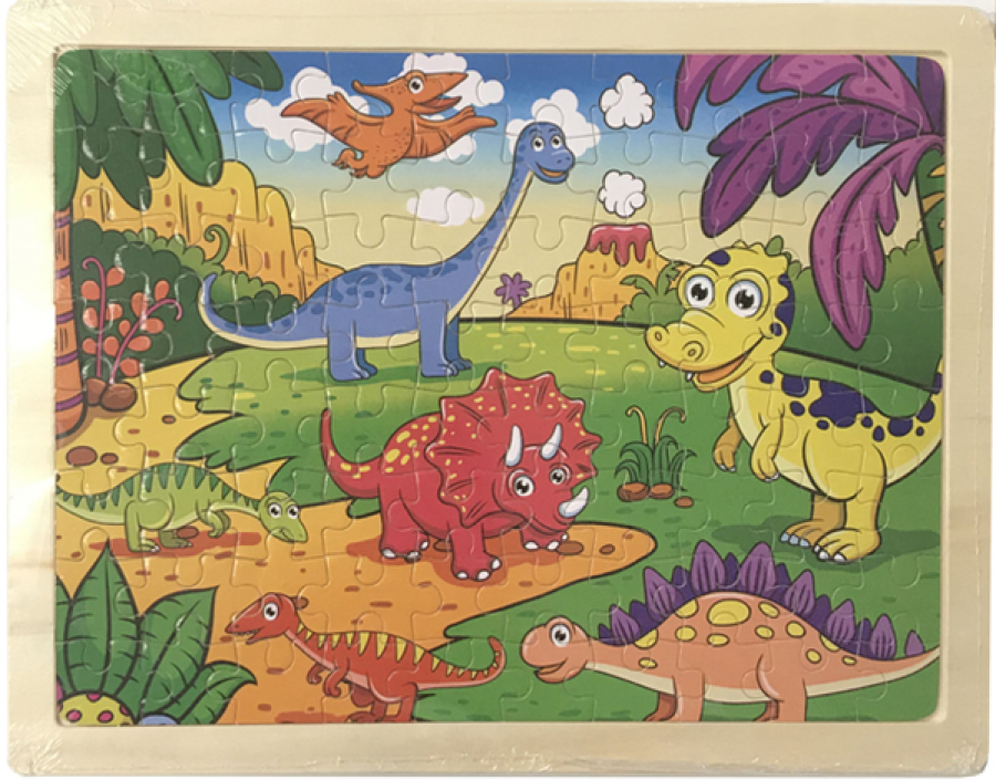 Dinosaur Puzzle- 80 count