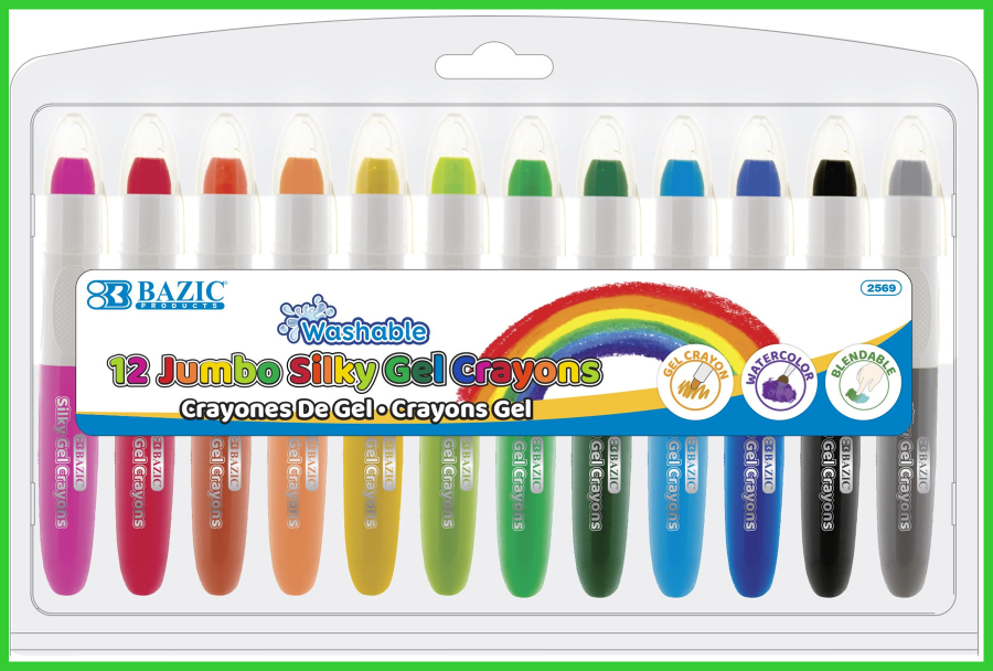 Jumbo Silky Gel Crayons