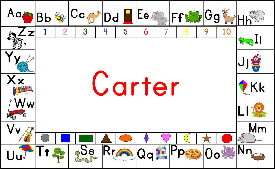 Customized Name Placemats