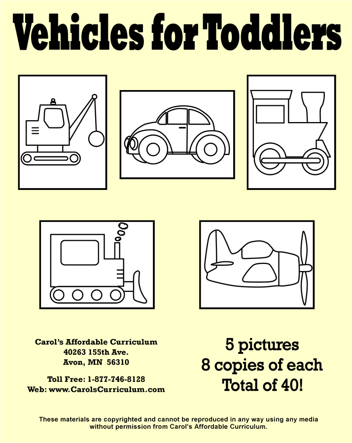 Vehicles for Toddlers