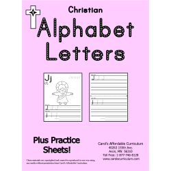 ABC Christian Plus Practice Sheets!