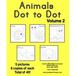 Animals Dot to Dot Vol. 2