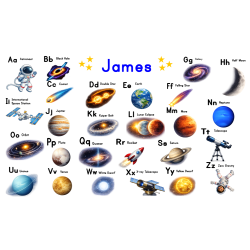 Customized Outer Space Placemat