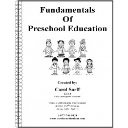 Fundamentals of Preschool Education