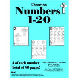 Numbers 1-20 Christian