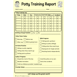 Potty Training Report