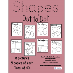 Shapes Dot to Dot